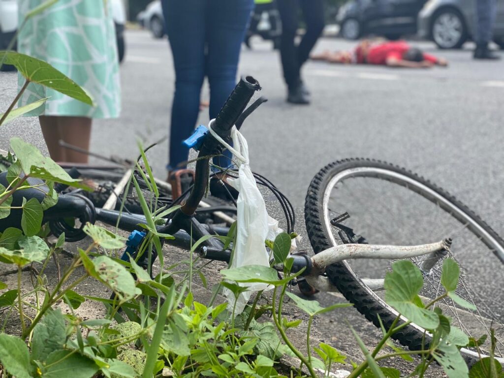 Após visitar a filha, idoso de 66 anos morre ao ser atropelado na Avenida das Torres, em Manaus.