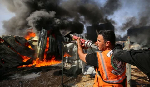 Forças israelenses e Hamas se enfrentam pela primeira vez dentro da Faixa de Gaza