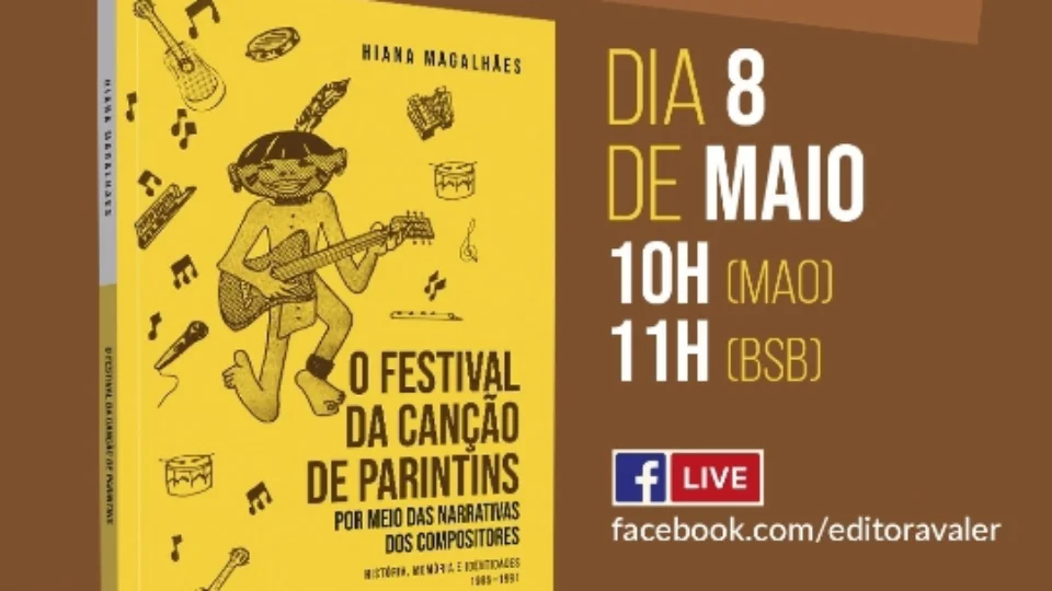 Live de lançamento: Compositores ganham voz em livro sobre ‘Festival da Canção de Parintins’ neste sábado
