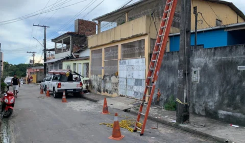 Vídeo;Moradores voltam a correr risco de morte por fio de alta tensão que já eletrocutou vítima, na zona Sul