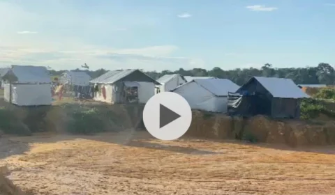 Atenção imagens fortes- pessoas morrem carbonizadas em queda de avião no Pará