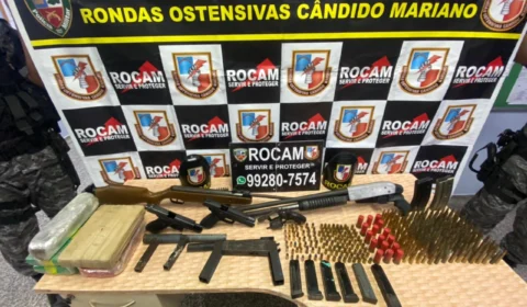 Infrator de 18 anos é preso com arsenal de armas, munições e drogas em condomínio na zona Oeste – Veja vídeo