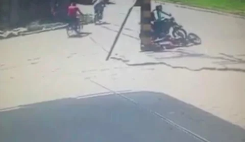 Veja Vídeo do momento em que casal é baleado por motoqueiro misterioso