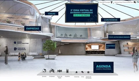 Feira Virtual de Estágios e Empregos oferece mais de 100 mil oportunidades presenciais e remotas