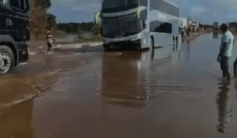 Interrupção na BR-174 preocupa por impacto direto ao transporte de cargas e na economia