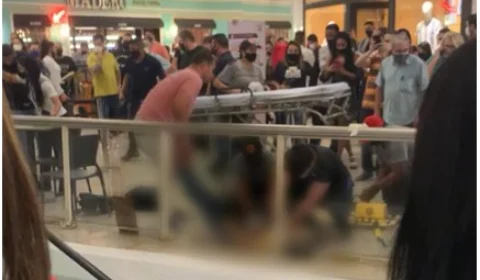 VEJA VÍDEO – Jovem é esfaqueada e morre dentro de shopping; Suspeito era amigo da vítima