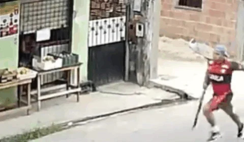 Veja vídeo;Câmeras registram desespero durante tiroteio no bairro Mutirão que deixou feridos e um morto