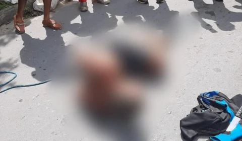 Vídeo;Homem é amarrado e espancado pela população após tentar roubar igreja no Cidade de Deus, zona Leste