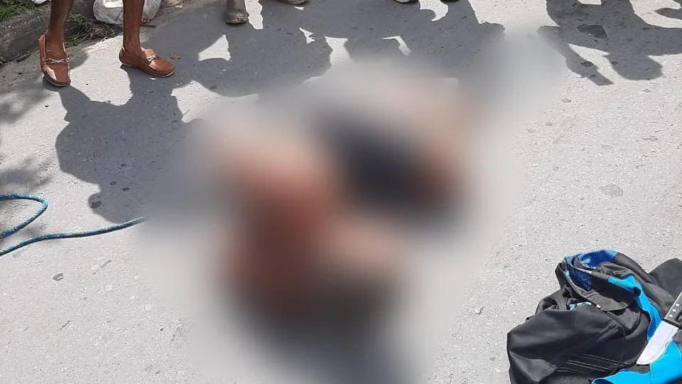 Vídeo;Homem é amarrado e espancado pela população após tentar roubar igreja no Cidade de Deus, zona Leste