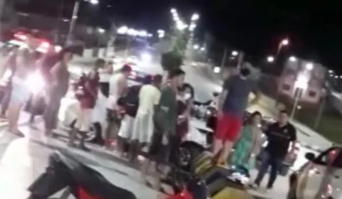 Imagens Fortes: Homem morre em acidente de  trânsito no Viaduto do Manoa; Veja vídeos