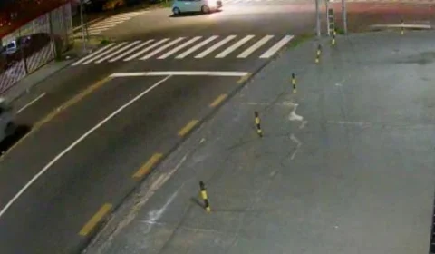 Vídeos mostram o exato momento do grave acidente que matou um homem no bairro Praça-14
