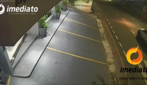 VÍDEO: Após racha no Vieiralves, jovem perde controle de carro e causa grave acidente