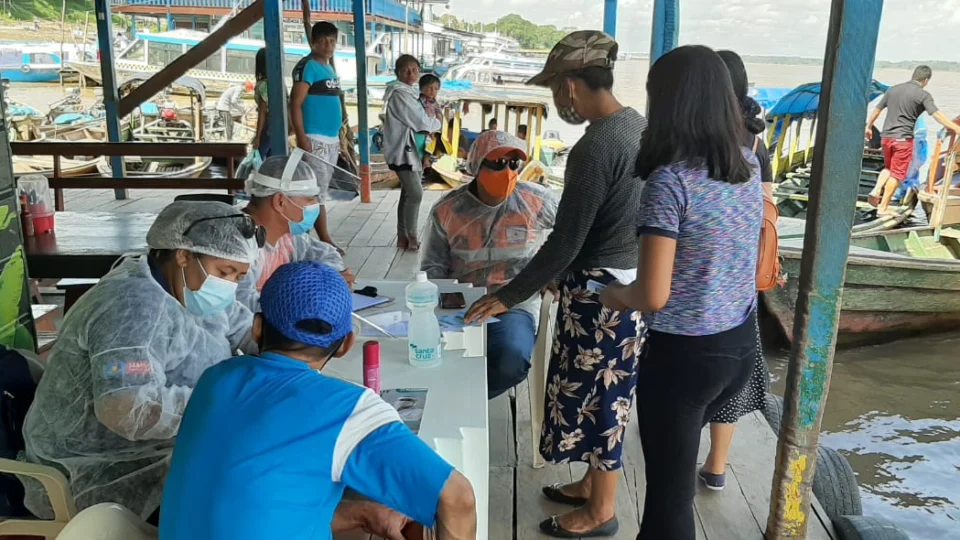 Prefeitura de Tabatinga faz nova barreira sanitária para proteger população do surto de Covid-19 no Peru