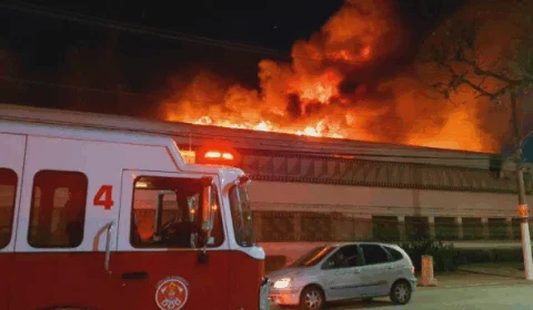 Incêndio atinge galpão da Cinemateca Brasileira na zona oeste de SP – VEJA VÍDEO