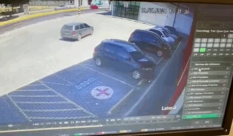 Veja vídeo; Câmeras de segurança registram criminosos furtando carro com dispositivo “Chapolin”, em Manaus