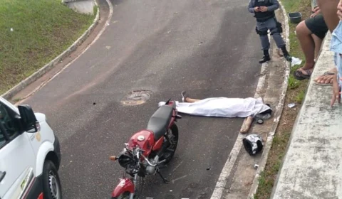Vídeo de motociclista morto nas proximidades do porto São Raimundo