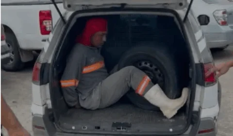 Veja vídeo; Líder do tráfico de drogas na invasão Celebridade é preso, em Manaus