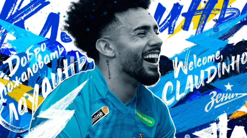Meia Claudinho, campeão em Tóquio, é anunciado pelo Zenit, da Rússia