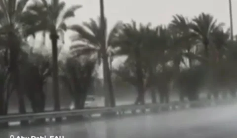 Veja Vídeo: Técnica cria chuvas artificiais para amenizar calor que atinge os Emirados Árabes Unidos