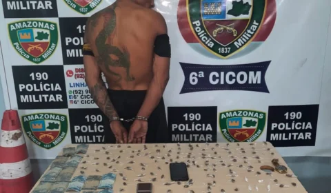 Homem pede ajuda da população para não ser preso com 142 trouxinhas de drogas no Riacho Doce