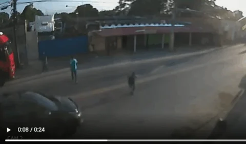 Vídeo de criança atropelada no Mauazinho
