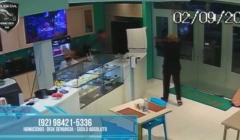 Veja Vídeo: Imagens mostram momento em que Sargento é executado em cafeteria