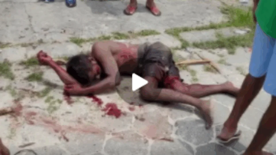 Vídeo de homem que estaria cometendo roubos no Villa Nova