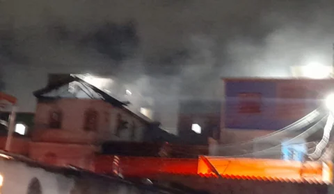 Vídeos do incêndio em casa de idosos no Vila da Prata