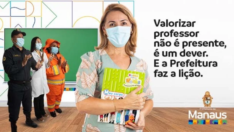 Prefeitura de Manaus celebra Dia do Professor com benefícios à categoria