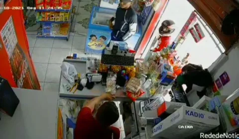 Veja vídeo! Bandidos assaltam mercadinho no Terra Nova
