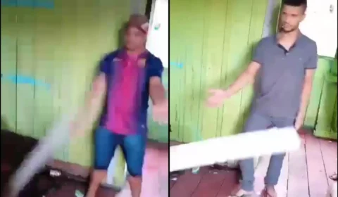 Supostos assaltantes são punidos por “tribunal do crime” em Manaus; veja vídeo