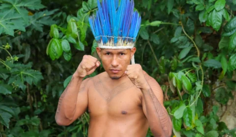 Lutador indígena de MMA participa de campeonato local nesta quinta (9)