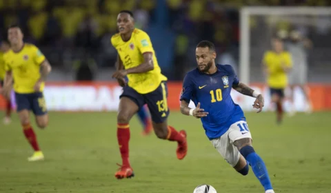 Por vaga antecipada na Copa, Brasil encara Colômbia nas Eliminatórias