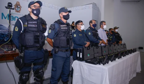 Concurso é anunciado durante entrega de equipamentos para Guarda Municipal em Manaus