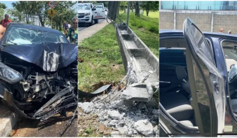 Acidente na avenida das torres deixa pessoas presas nas ferragens