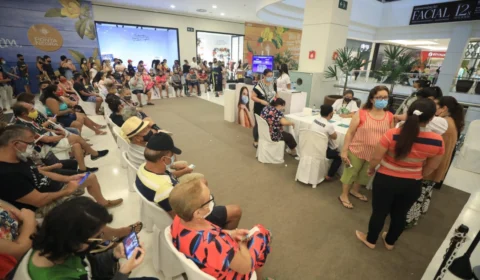 Vacinação em shoppings centers de Manaus é retomada nesta quinta (11); Veja lista!