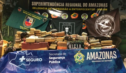 Foragido da Justiça é preso com mais de uma tonelada de drogas no Alto Rio Negro; VÍDEO