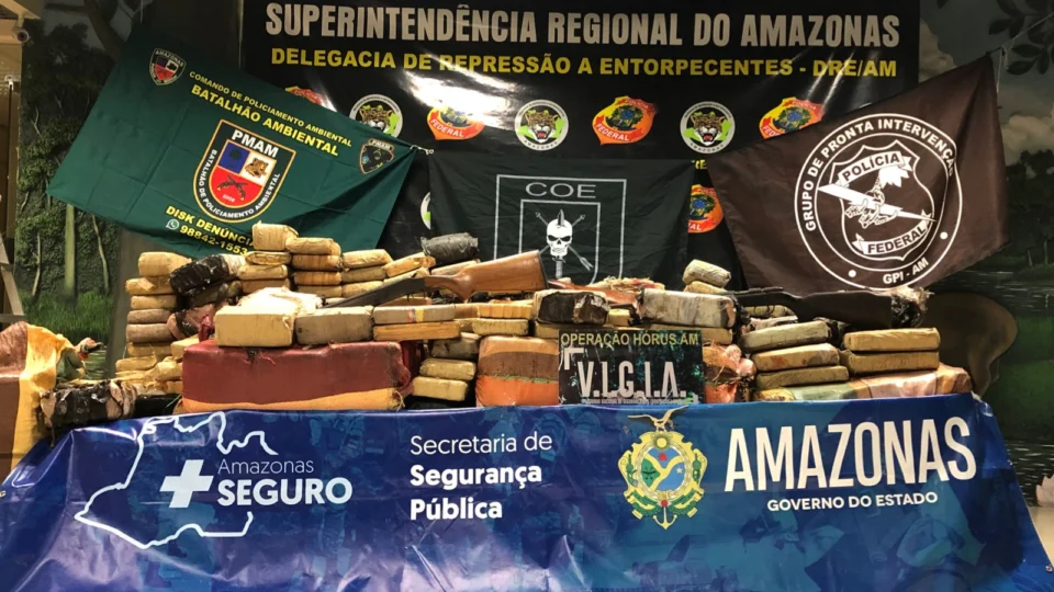 Foragido da Justiça é preso com mais de uma tonelada de drogas no Alto Rio Negro; VÍDEO