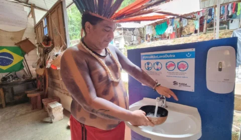 45 famílias indígenas em Aldeia Tupinambá na zona Leste passam a receber água tratada