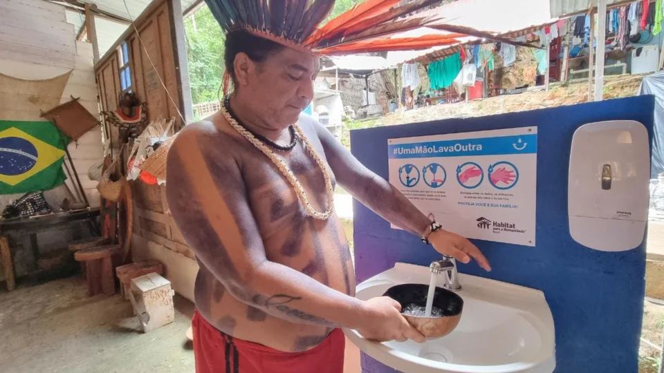 45 famílias indígenas em Aldeia Tupinambá na zona Leste passam a receber água tratada
