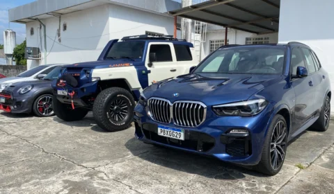 VEJA VÍDEO de carros de luxo sendo apreendidos em operação ‘Blockchain Fake’ pela DERFD em Manaus