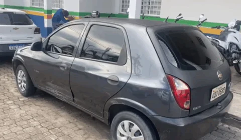 VEJA VÍDEO! “Oráculo” identifica carro roubado e homem é preso com arma de fogo no veículo
