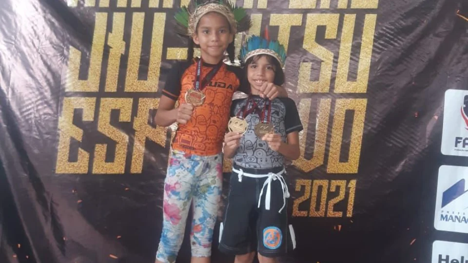 Irmãs indígenas conquistam medalha de ouro na Copa Manacapuru de Jiu-jitsu