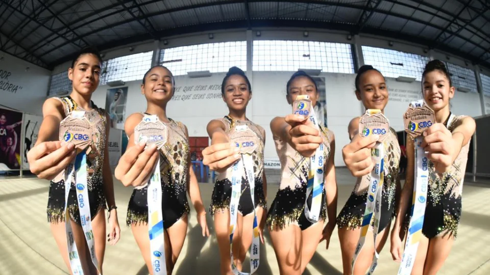 Em Campeonato Brasileiro de Ginástica Equipe amazonense conquista medalha de bronze