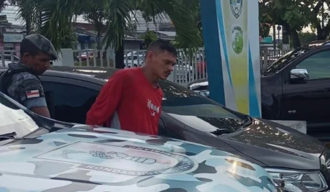 Falso entregador de Delivery é preso pela Rocam com arma caseira no Lago Azul
