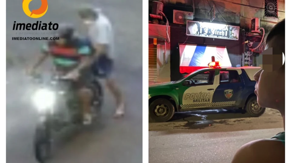 VÍDEO; Veja o momento em que assassinos chegam em moto para executar barbeiro venezuelano no Alvorada 2