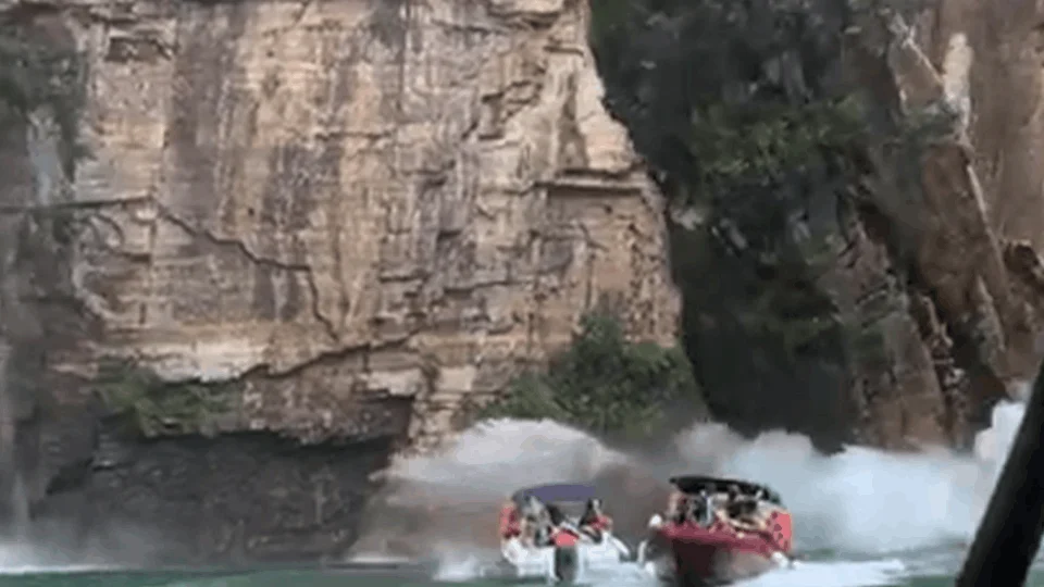 Número de mortos em desabamento de rocha em Capitólio sobe para seis