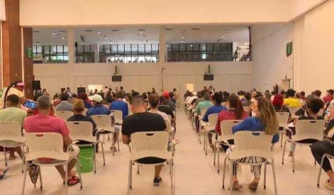 População vai em massa ao Vasco Vasques para testagem contra a Covid-19