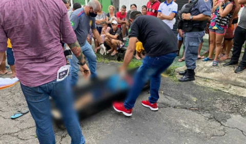 Vídeo captura momento em que homem é executado a tiros no Santo Agostinho