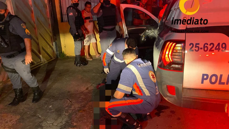 Homem com mandando de prisão em aberto, é assassinado a tiros no bairro da Paz